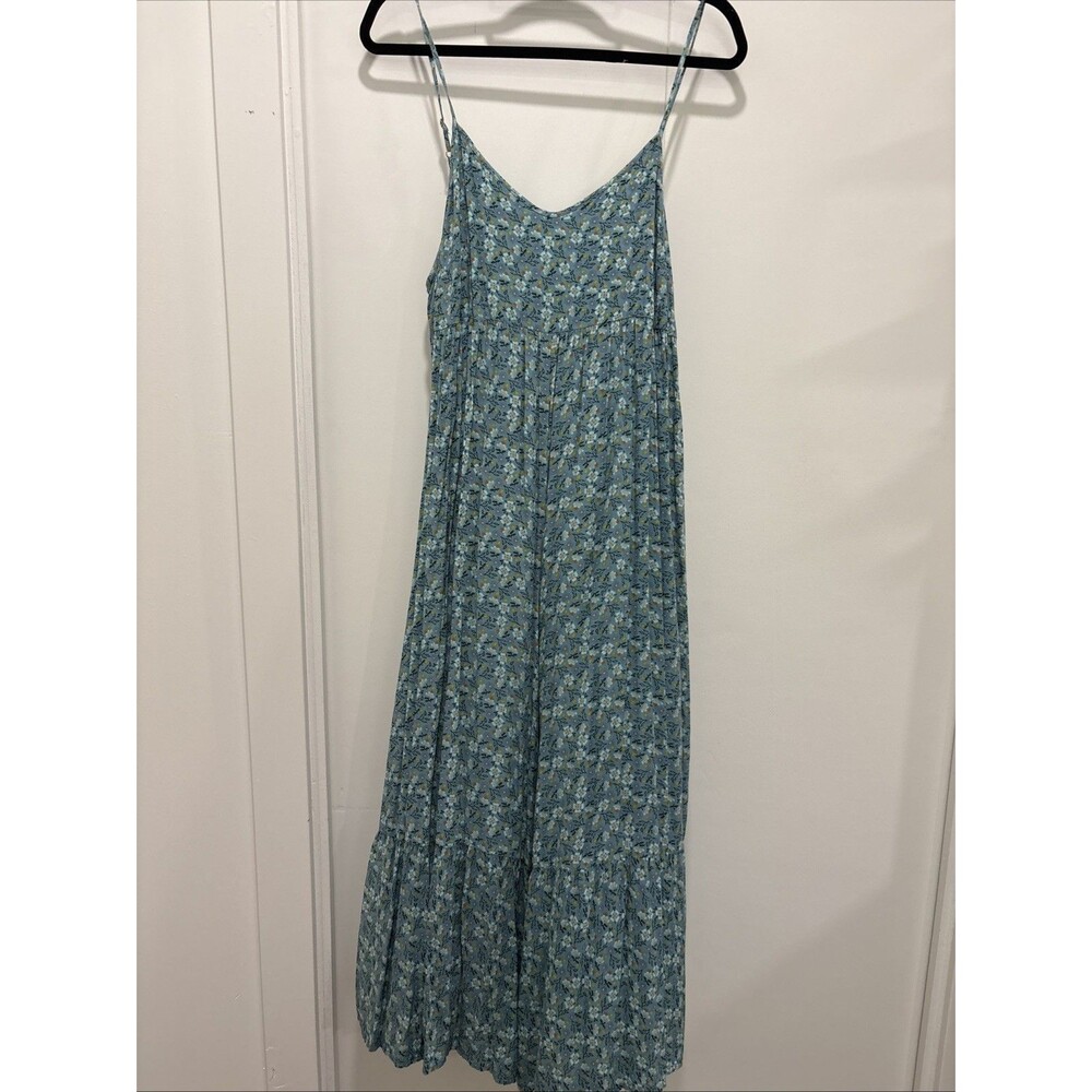 Natural Life Jamie Jumpsuit, Teal Floral, Size L